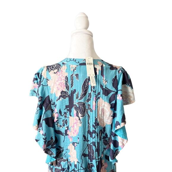 Anthropologie Cassandra Maxi Dress Medium Blue NWT - Picture 6 of 7